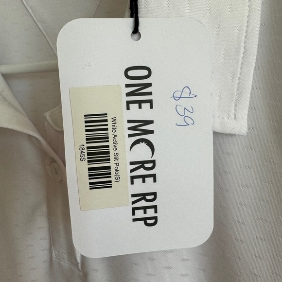 NWT ZYIA Active White Active Slit Polo, Size S - Picture 7 of 11